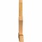 Ekena Millwork Redmond Rough Sawn Timber Gable Bracket, Western Red Cedar, 84"W x 45"H x 4"D x 6"F, 13/12 Pitch GBW084X45X0406RED00RWR - alternate 5